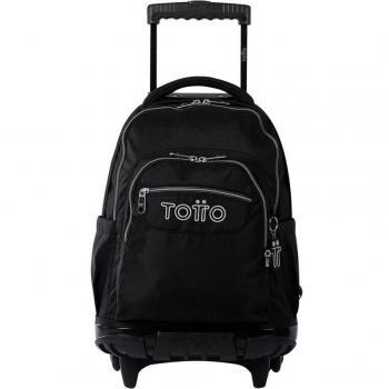 Mochila Escolar con Ruedas Negro - Renglones