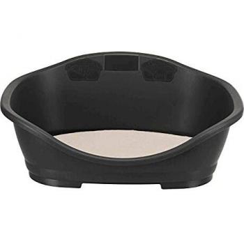 Stefanplast 4-97611 Cama Plástico Sleeper 1, 56,5 X 42 X 24 cm, Color Gris Oscuro