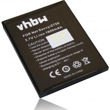 vhbw Batería Compatible con ZTE V889m, N861, N880F, N881E, N970, Savvy, T82, U795, U930, U970, V790 móvil, Smartphone