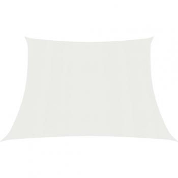 vidaXL Toldo de vela blanco HDPE 160 g/m² 3/4x2 m