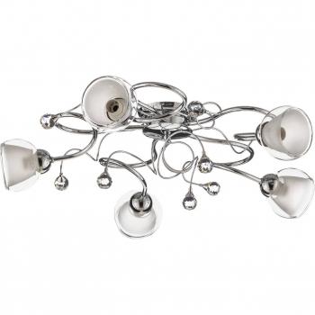 Plafón WENDY 5 Luz Vidrio,Metal