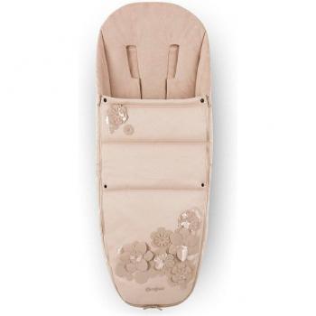 Saco cubrepiés Cybex Platinum Simply Flowers Beige