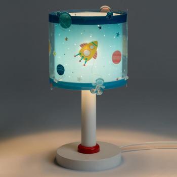 Lámpara de mesa infantil Planetas multicolor, 8 W, 15 x 15 x 30 cm