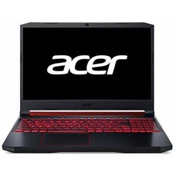 Acer Nitro 5 AN515-54 - Ordenador Portátil de 15,6 Full HD con Procesador Intel Core i7-9750H, RAM de 16GB, SSD de 1TB, NVIDIA GeForce GTX 1660Ti, Sin SO, Color Negro- Teclado Qwerty Español