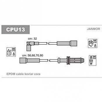Juego de cables de encendido JANMOR CPU13 para PEUGEOT 106 I, 205 Cabriolet, 205 II y CITROËN AX