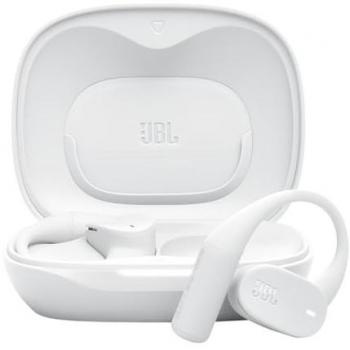 Auriculares Bluetooth JBL Sense Lite True Wireless Abiertos, Conducción Aérea, 32h Autonomía, Resistencia IP54, Blanco