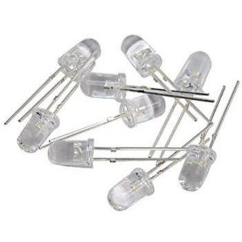 Emisores LED ultra brillantes, 50 unidades, 5 mm, tinxs-leds-1 1 wattsW