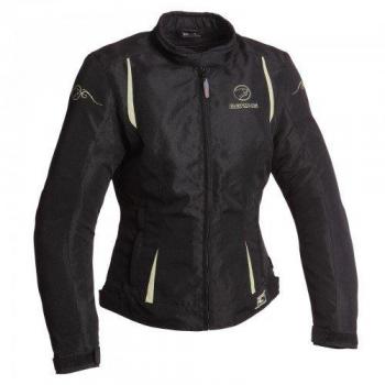 Bering chaqueta moto Lady Anika, Negro/Beige, talla 42 