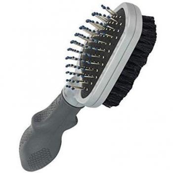 FURminator Dual Grooming Brush for All Dogs & Cats