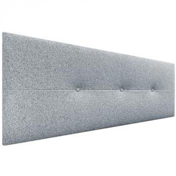 Cabecero Tapizado AQUALINE Pro de Tela Gris Perla 160cm para Camas 150/160