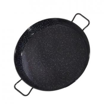 Paellera Esmaltada 42 Cm R10 - Alta Calidad para Cocina Española, fabricada en acero esmaltado, diámetro de 42 cm, apta para todo tipo de fuegos incluyendo inducción, diseño tradicional español, fácil
