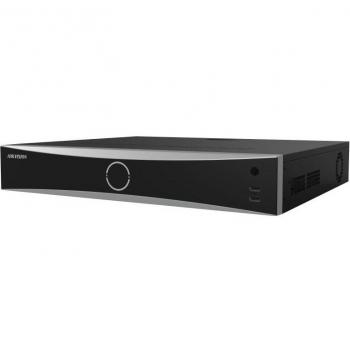 Grabador NVR Hikvision 32 Canales 12MP AcuSense 4K con Reconocimiento Facial y 4 Bahías de Disco Duro