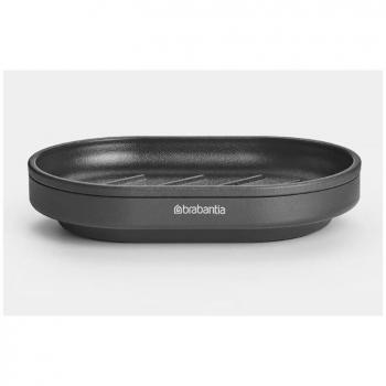 Jabonera para encimera MindSet Brabantia, 9x17.5x13.3 cm (LgxAnxAt), gris oscuro, 6 pz. / Paquete