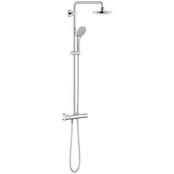 sistema de ducha Grohe 180 E Euphoria m Brausetherm. mango ergonómico de cromo