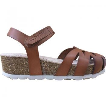 Sandalias de Niña COQUETTE 15097 Cuero Marrón