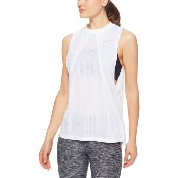 Nike W NK Tailwind Tank Cool, Camiseta para Mujer, Mujer, 890980 100, Blanco, XS