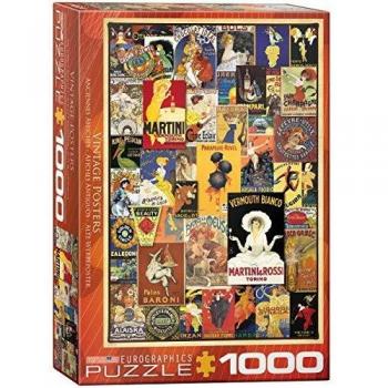 Eurographics Vintage Variety Poster Collage Puzzle - 1000 Pieces