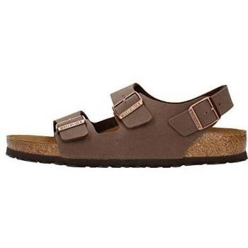 Birkenstock Milano Unisex Ankle Strap Sandals - Color: Mocha, Size 40