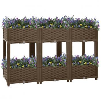 vidaXL Raised Bed 120x40x71 cm Polypropylene