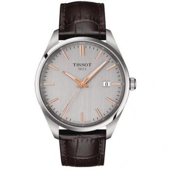 Tissot PR 100 Brown Leather Watch T1504101603100