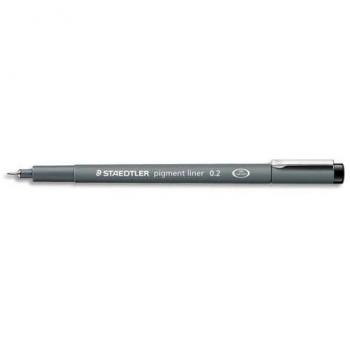 Staedtler 308 02-9. Rotuladores Pigment Liner, 0.2 mm, Paquete de 10