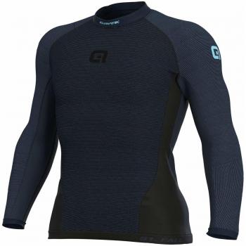 Alé Cycling Intimo Klima - Camiseta Interior de Ciclismo para Hombre, Color Negro y Azul Marino, Negro/Azul Marino, Large/Extra-Large