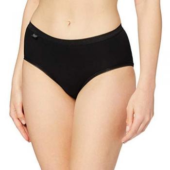 Sloggi Basic+ Midi Women's Cotton Briefs - Black