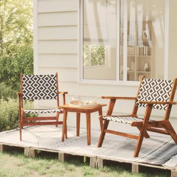 Acacia Wood 3-Piece Bistro Set