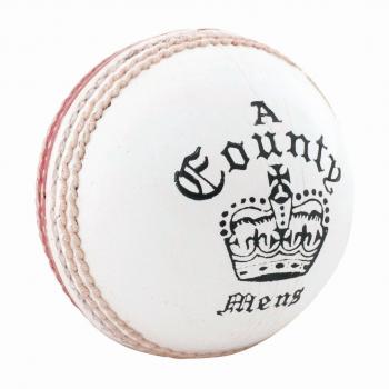Lectores Condado de corona de color pelota de críquet, rojo