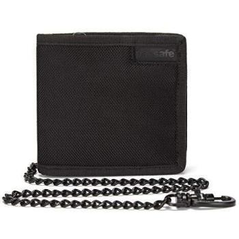 Cartera de Viaje Pacsafe 10605100 RFID Bloqueo de Frecuencias Negro