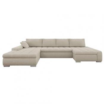 Sofá rinconero Comfivo 248 Premium con función de descanso y caja de ropa de cama, 394x213x80cm