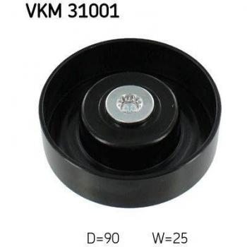 Polea de deflexión/guía para correa V-ribbed SKF VKM 31001