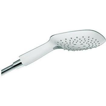 Hansgrohe 26550400 Raindance Select E 150 ducha de mano, 3 tipos de chorro, blanco/cromo
