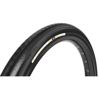 Panaracer Gravel King SS TLR Gravel Tyre 700x35C - Black - Tubeless Ready - Folding - ZSG Gravel Compound - Puncture Resistant - Beadlock Technology - 120Tpi TuffTex Casing