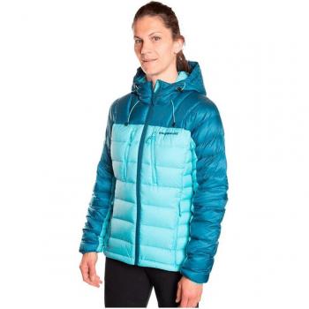 Chaqueta de mujer Queyras Trangoworld en azul para actividades al aire libre