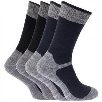 Severyn Calcetines gordos/gruesos térmicos para trabajar con puntera reforzada para caballero/hombre