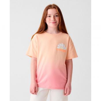 Camiseta manga corta de niña con degradado Gap