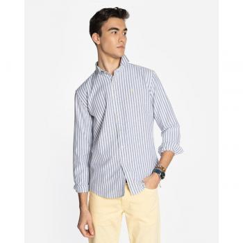 Camisa Seul Rayas Azul Harper & Neyer