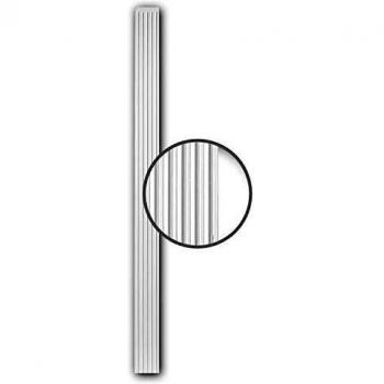 Fuste de pilastra decorativo estilo Neoclásico blanco 122010 Profhome