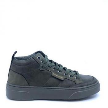 Björn Borg Men's Mid Sneaker T1930 Tonal Green, Size 41