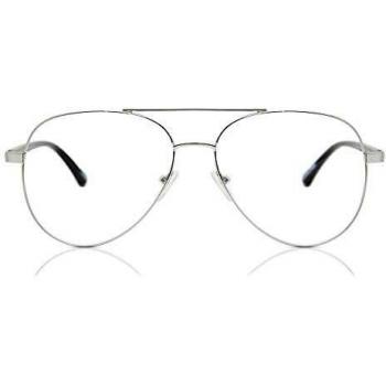 Rectángulo Montura Completa Metálico Plateadas Gafas Recetadas para Hombre - SmartBuy Collection