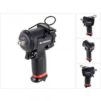 Llave de impacto compacta 1/2 DEWALT 406Nm con accesorios y Facom Ultra Compacta 860Nm