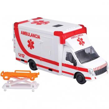 Ambulancia Bburago con Camilla en Miniatura
