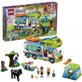 LEGO Friends - Autocaravana de Mia, Set de Construcción Educativo con vehículo, Mini Muñeca y Caballo de Juguete para Niñas y Niños de 7 a 12 Años