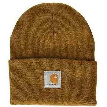 Carhartt A18 Brown Knit Cuffed Beanie