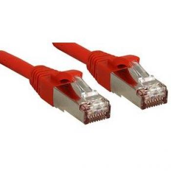LINDY Cat.6 SSTP/S/FTP Premium RJ45 Network Patch Cable 0.5m Red