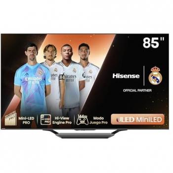 Smart TV Hisense 85U7NQ 4K Ultra HD 85 ULED Mini LED con Dolby Vision IQ, Dolby Atmos y Procesador Hi-View Engine