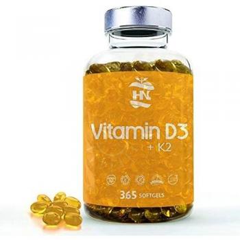 Vitamina D - 365 Cápsulas de vitamina D3 K2 – Vitamina D