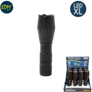 Edp 36398 Linterna de Aluminio Cree Xml-T6, Negro