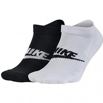 Nike NSW Men 2PPK Futura No Show - Pack 2 pares de calcetines para hombre, color rojo, talla M